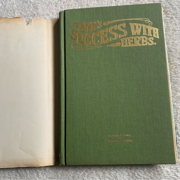 Parks Success With Herbs hardcover 1980 illustrated - Picture 10 of 10